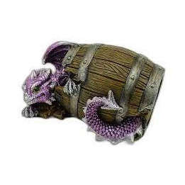 dragon dans tonneau couché