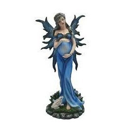figurine fée bleue enceinte