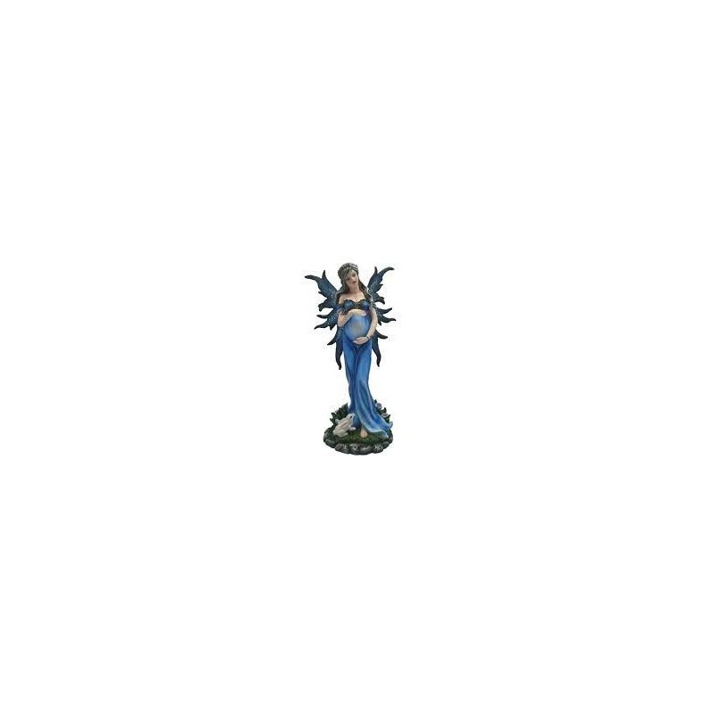 figurine fée bleue enceinte
