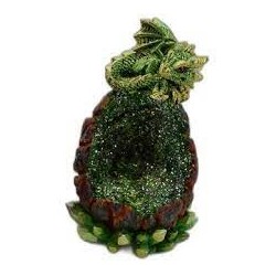 Dragon sur geode lumineux