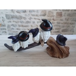 Chouettes sur balais