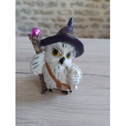 figurine chouette sorcier