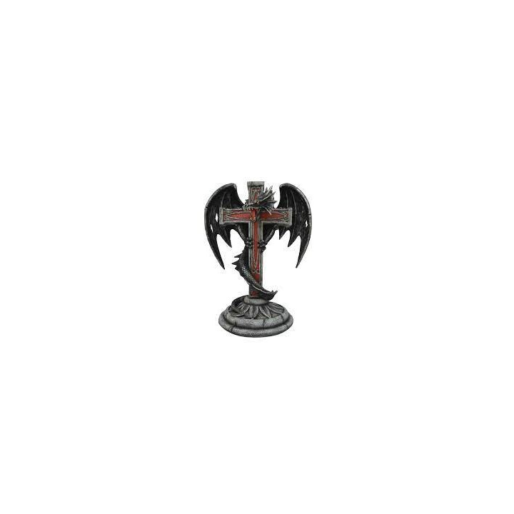 dragon sur une croix