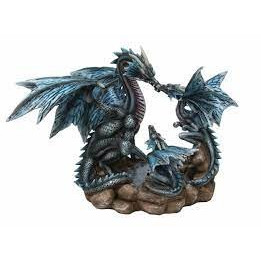 couple de dragons avec un bébé dragon
