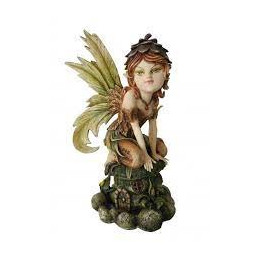 Elfe sur rocher lumineux