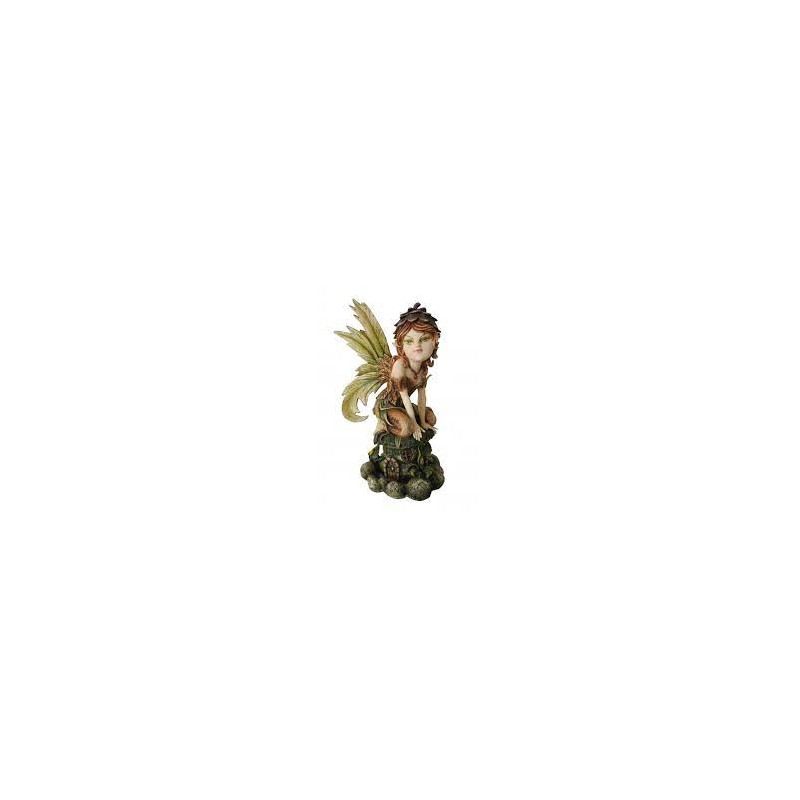 Elfe sur rocher lumineux