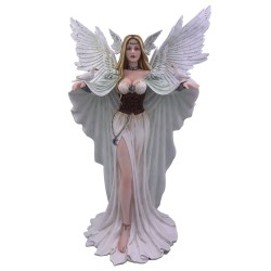 Fée Debout Blanche Et...