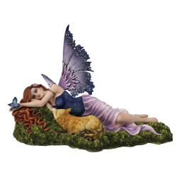 Fée Allongée avec renard