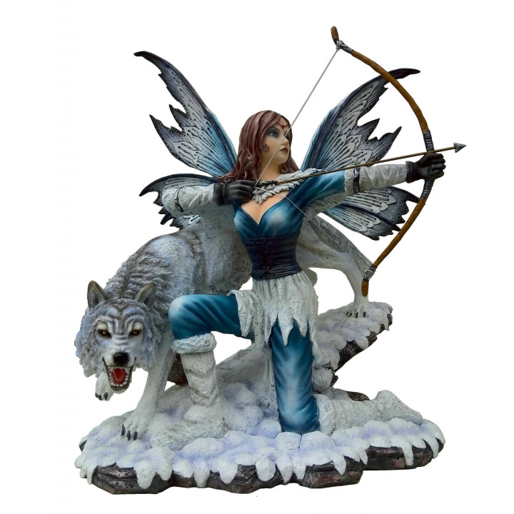 fée archer avec loup