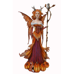 Fée Haelara sa chouette Pumpkin By Amy Brow Collection