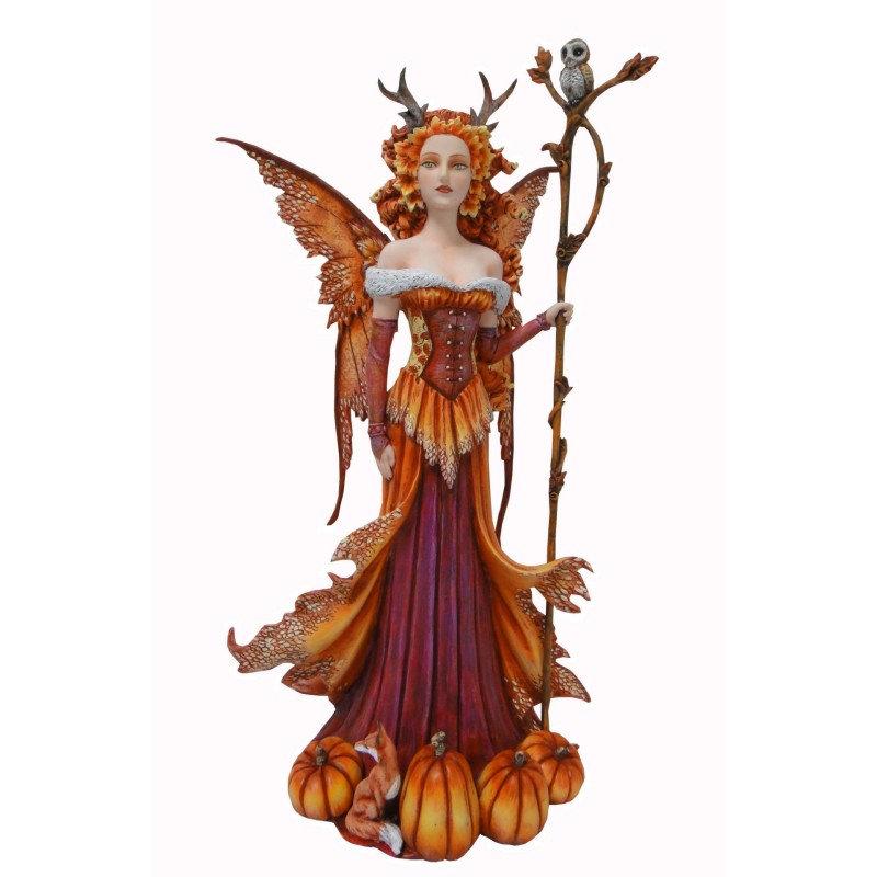 Fée Haelara sa chouette Pumpkin By Amy Brow Collection