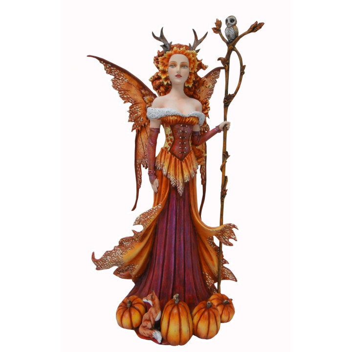 Fée Haelara sa chouette Pumpkin By Amy Brow Collection