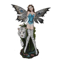 Fée Ida et son tigre blanc