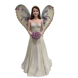 Fée mariée ailes en cœur et...