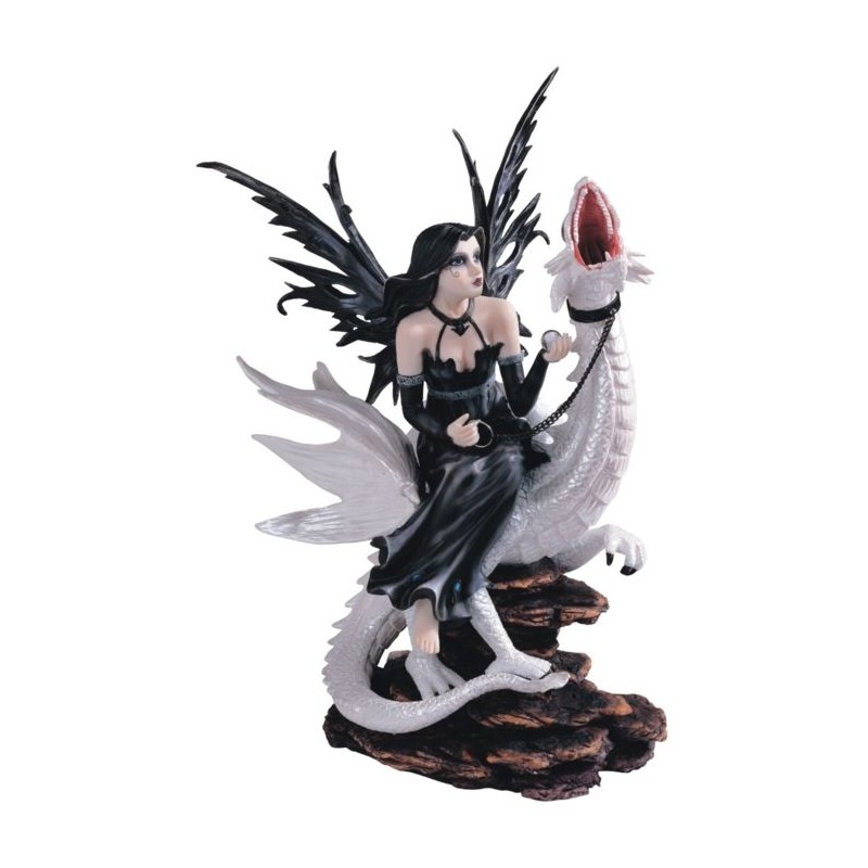 Fée Dark et son dragon blanc