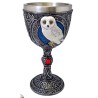 calice chouette blanche