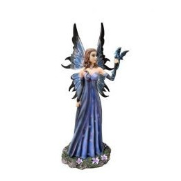 Fée des dragons bleu