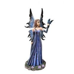 Fée des dragons bleu