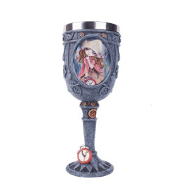 Calice fée elfe lutine rose