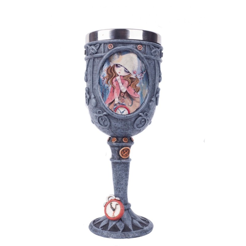 Calice fée elfe lutine rose