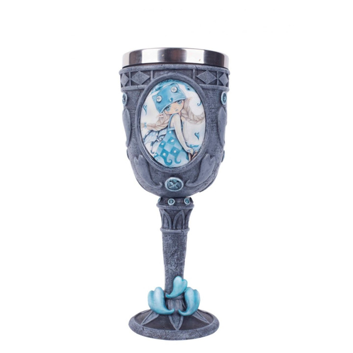 Calice fée lutine bleu