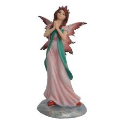 Fée des papillons rose