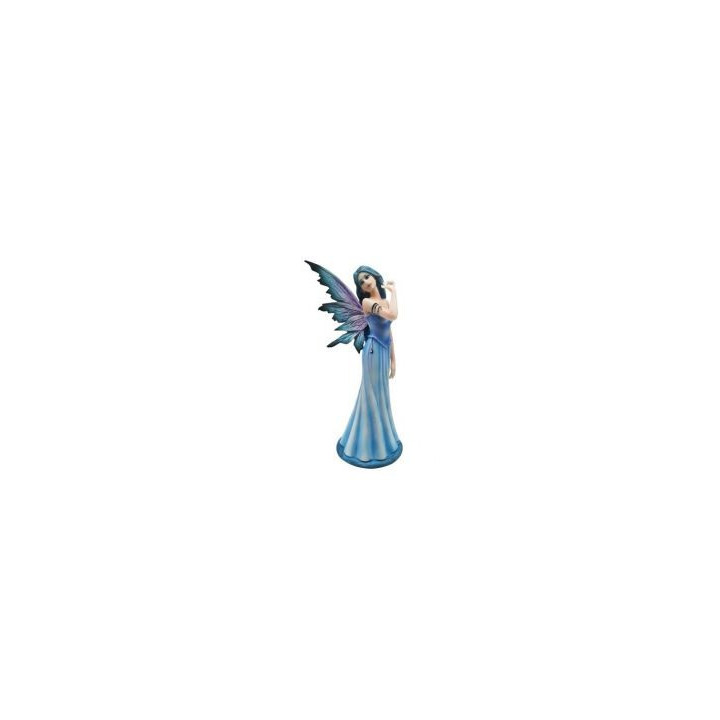 Fée longue robe bleu