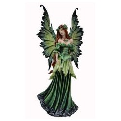 Fée longue robe verte