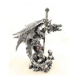 Dragon coupe papier sur des...