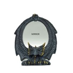 Miroir dragon noir