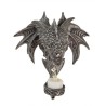 Applique mural tête dragon Bougie led fourni avec.