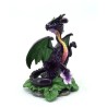 Dragon gardien des fleurs d'aubergines