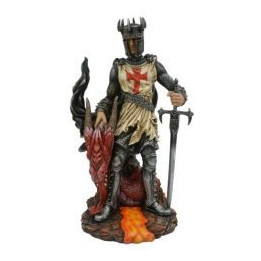 Chevalier médiéval et son dragon