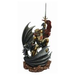 Dragon noir contre un...