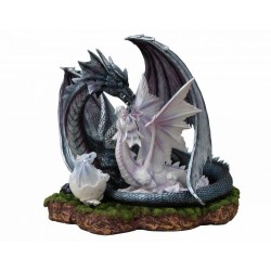 Grand dragon avec bébé dragon