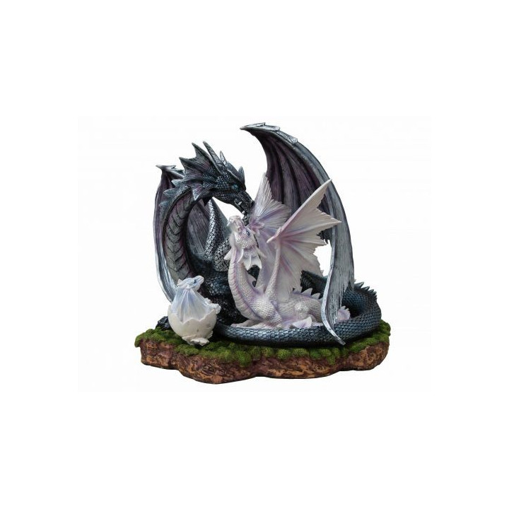 Grand dragon avec bébé dragon
