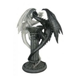 Dragons sur colonne grecque