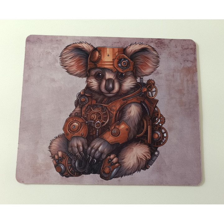 tapis de souris koala steampunk