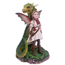 Elfe et dragon
