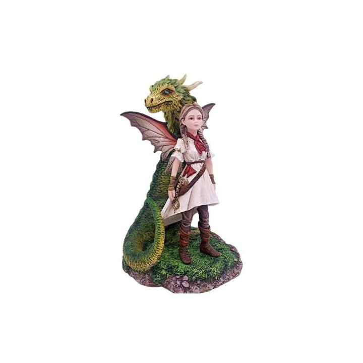 Elfe et dragon