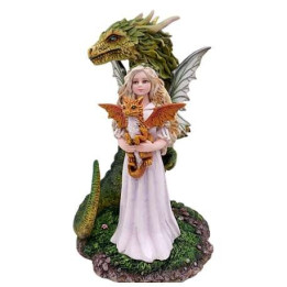 Elfe et dragon
