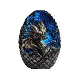 dragon lumineux dans oeuf géode