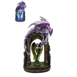 dragon et fée lumineux