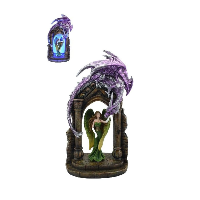 dragon et fée lumineux