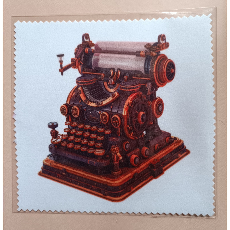 lingette machine à écrire steampunk
