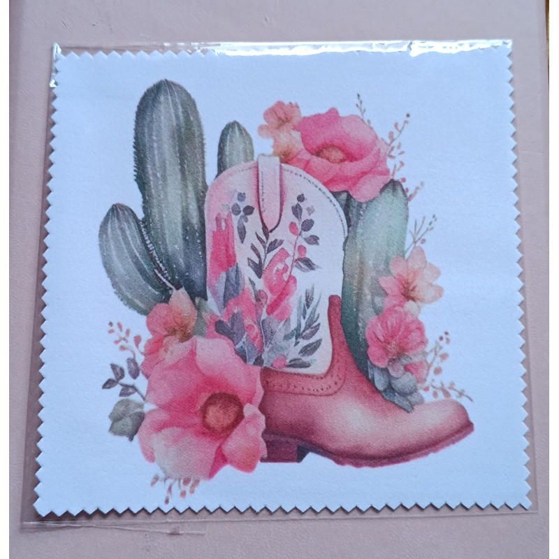 lingette santiag et fleurs