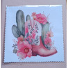 lingette santiag et fleurs
