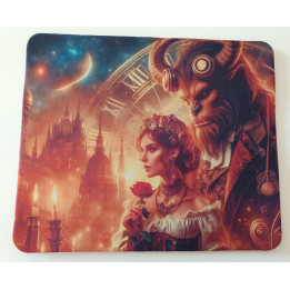 tapis de souris La Belle et la Bête  steampunk