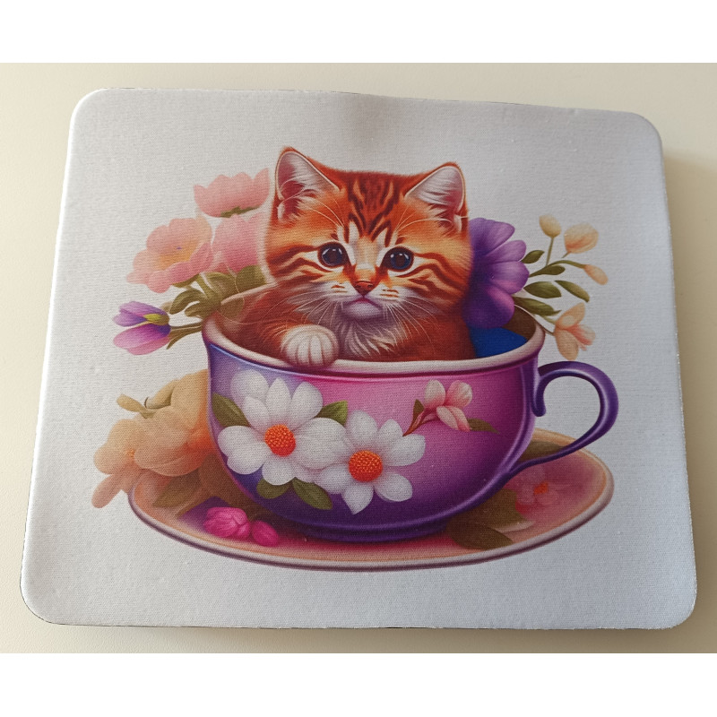tapis de souris  chat