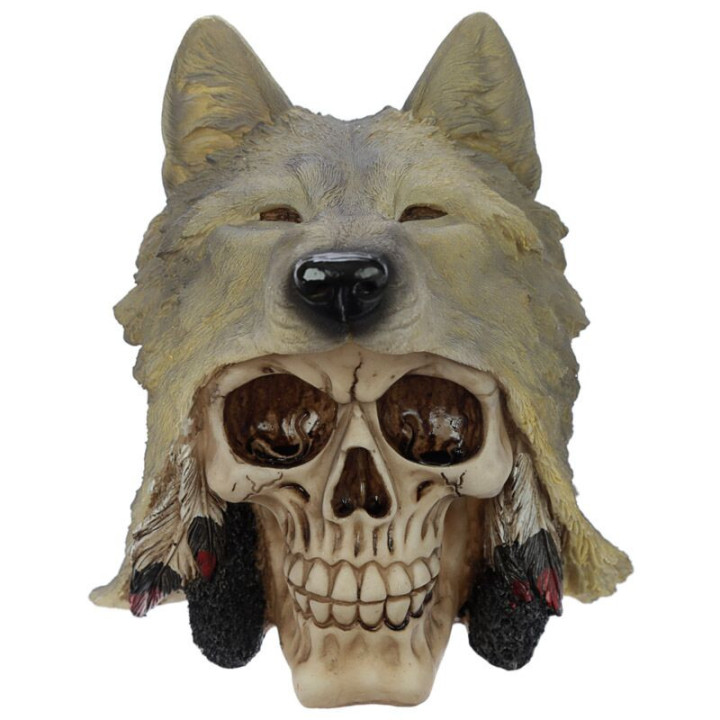 Crâne de Décoration - Tête de Loup